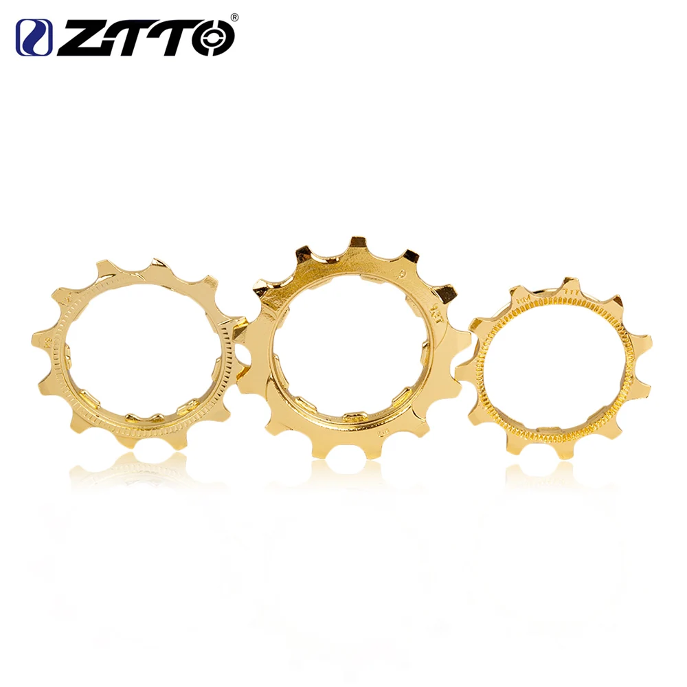 Кассета велосипеда ZTTO gold gear 9 10 11 speed 11T 12T 13T кассета маховика для горного и
