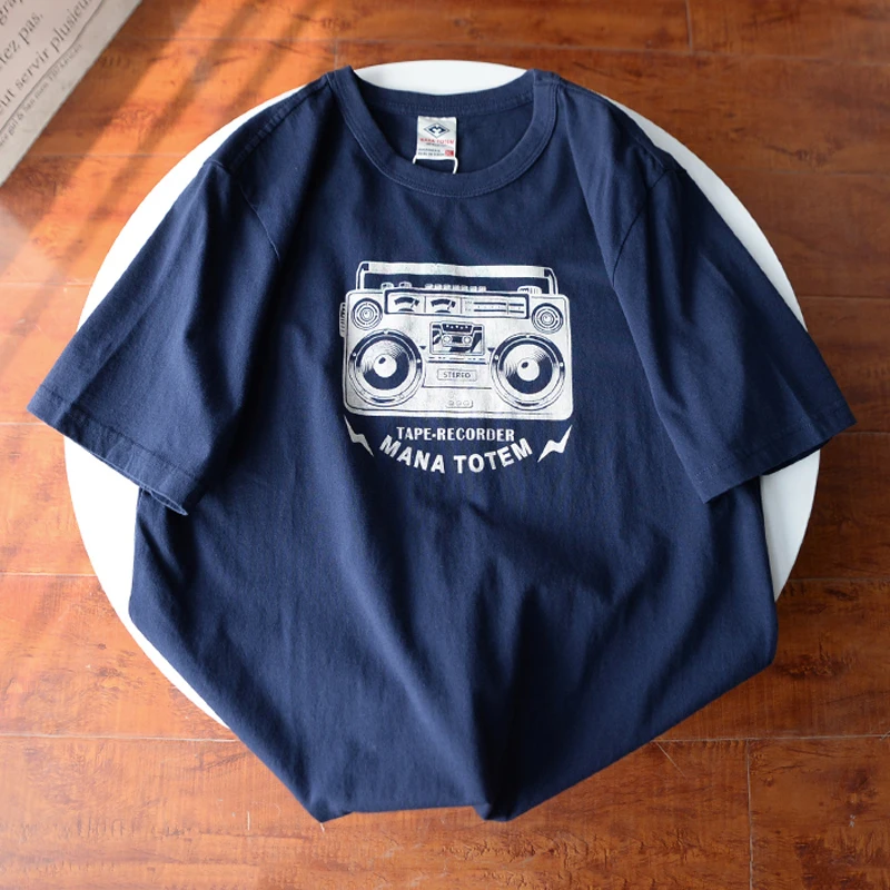 Men T-shirt 2021 New Arrival Summer Radio Pattern Male T-shirts Cotton Teenage Boys Korean Style Yellow White Brown T32
Men T-shirt 2021 New Arrival Summer Radio Pattern Male T-shirts Cotton Teenage Boys Korean Style Yellow White Brown T32