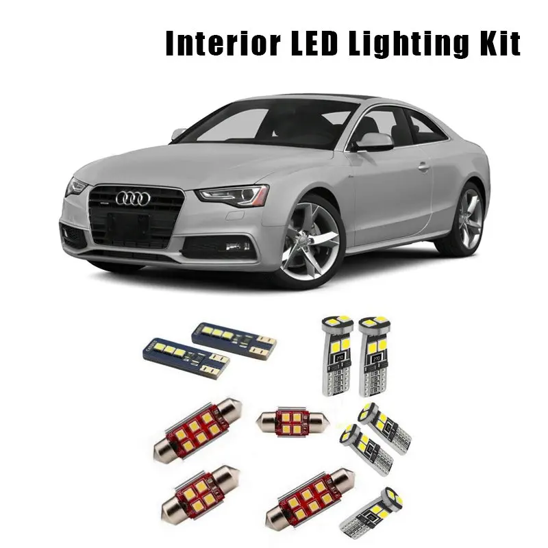 For 2008-2016 2017 2018 Audi A5 S5 B8 17pcs Error Free White Car LED Interior Light Bulbs Kit Fit Map Dome License Plate Lamp
For 2008-2016 2017 2018 Audi A5 S5 B8 17pcs Error Free White Car LED Interior Light Bulbs Kit Fit Map Dome License Plate Lamp
