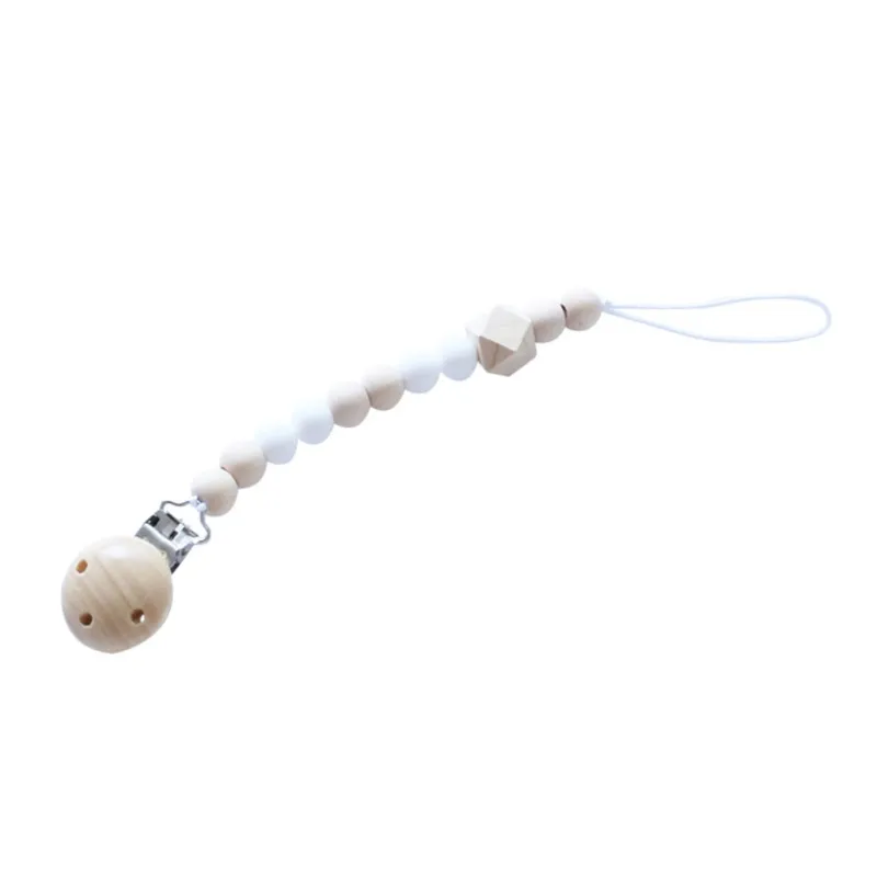 Baby Pacifier Clip Chain Wooden Holder Soother Pacifier Clips Leash Strap Nipple Holder For Infant Feeding Baby Chew Toy 5Color
Baby Pacifier Clip Chain Wooden Holder Soother Pacifier Clips Leash Strap Nipple Holder For Infant Feeding Baby Chew Toy 5Color