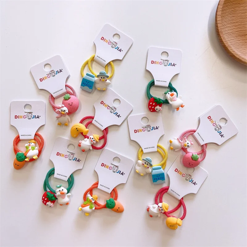 2PCS Cartoon Animal Vegetables Kids Elastic Hair Bands Children Hair Ties Cute Girls Hair Accessories Baby Headdress
2PCS Cartoon Animal Vegetables Kids Elastic Hair Bands Children Hair Ties Cute Girls Hair Accessories Baby Headdress