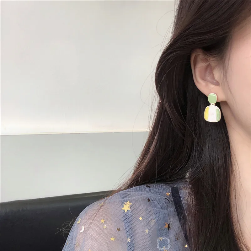SHELA S925 Sterling Pins Geometric Stud Earrings for Women Candy Colors Fashion Jewelry Dangle Pendientes wholesale
SHELA S925 Sterling Pins Geometric Stud Earrings for Women Candy Colors Fashion Jewelry Dangle Pendientes wholesale