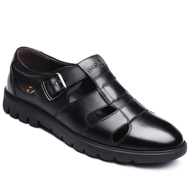 Casual Shoes Men Sandals Leather Real Male Sandals Shoes Office Mens Summer Sandals Fashion Comfortable Sandali
Casual Shoes Men Sandals Leather Real Male Sandals Shoes Office Mens Summer Sandals Fashion Comfortable Sandali