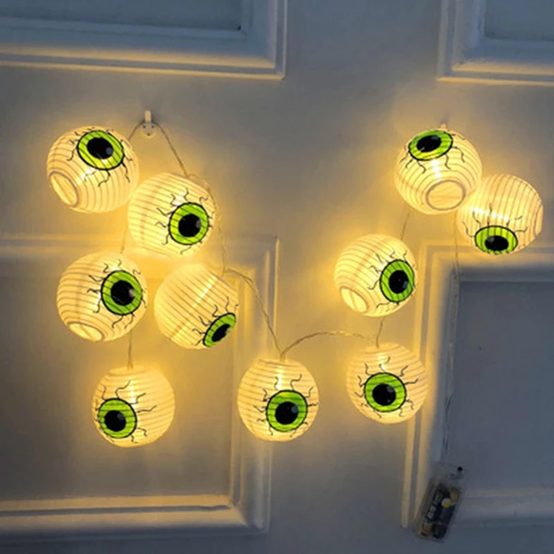 LED Halloween Eyes Glowing Lantern Venue Decoration Props Ghost Festival Decoration Light String
LED Halloween Eyes Glowing Lantern Venue Decoration Props Ghost Festival Decoration Light String