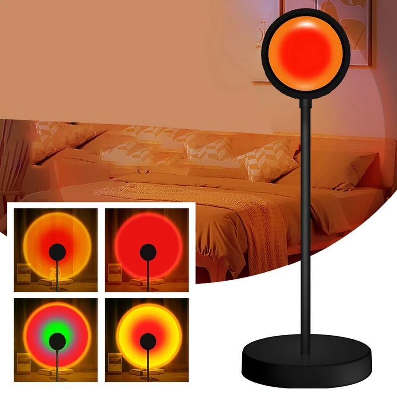 GTBL USB Sunset Lamp Projector Mood Light Living Room Bedroom Night Light Room Decor Bar Atmosphere Photography Background
GTBL USB Sunset Lamp Projector Mood Light Living Room Bedroom Night Light Room Decor Bar Atmosphere Photography Background