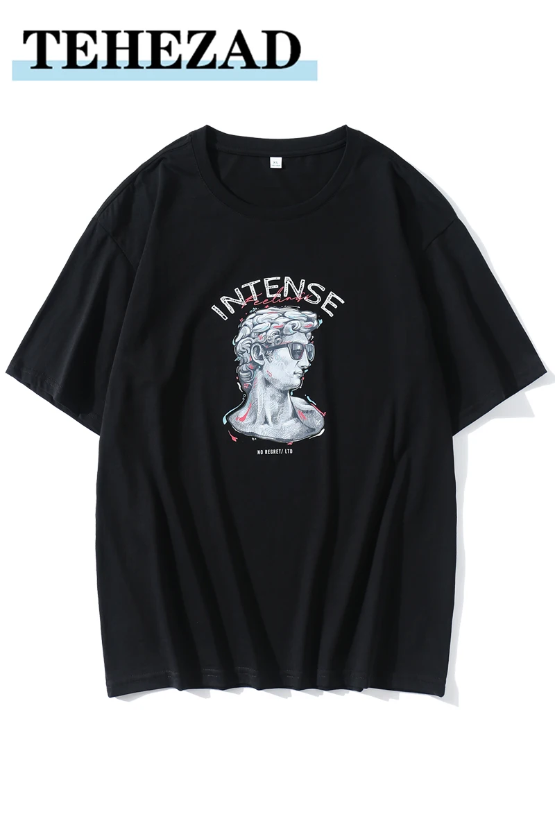 Spring/summer 2021 New O-Neck Men's T-Shirt Portrait Sculpture Printed Casual-Fit Large Size Short Sleeve for Men and Women
Spring/summer 2021 New O-Neck Men's T-Shirt Portrait Sculpture Printed Casual-Fit Large Size Short Sleeve for Men and Women