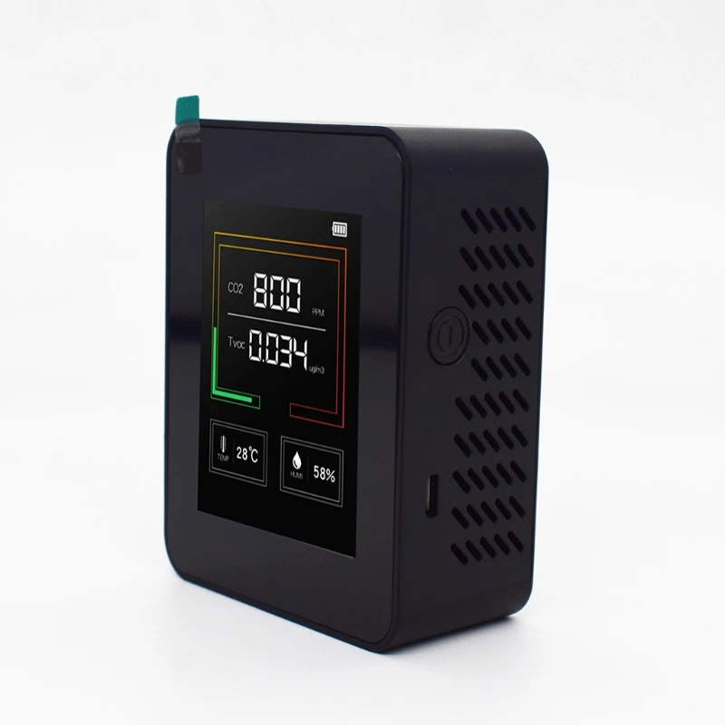 Carbon Dioxide CO2 Monitor TVOC Temperature Humidity CO2 Concentration Meter U7EA
Carbon Dioxide CO2 Monitor TVOC Temperature Humidity CO2 Concentration Meter U7EA