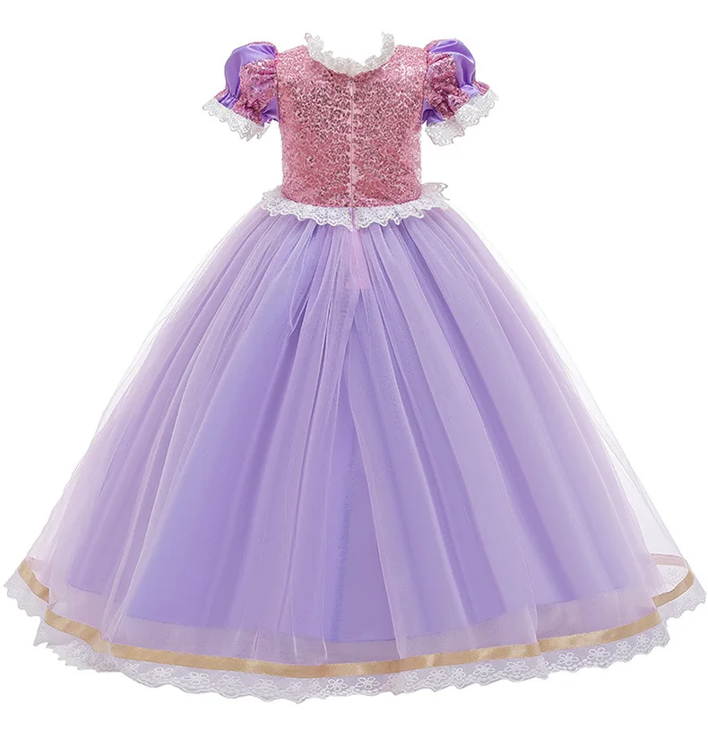 Для девочек С рисунком из аниме платье принцессы для летние платья косплея
