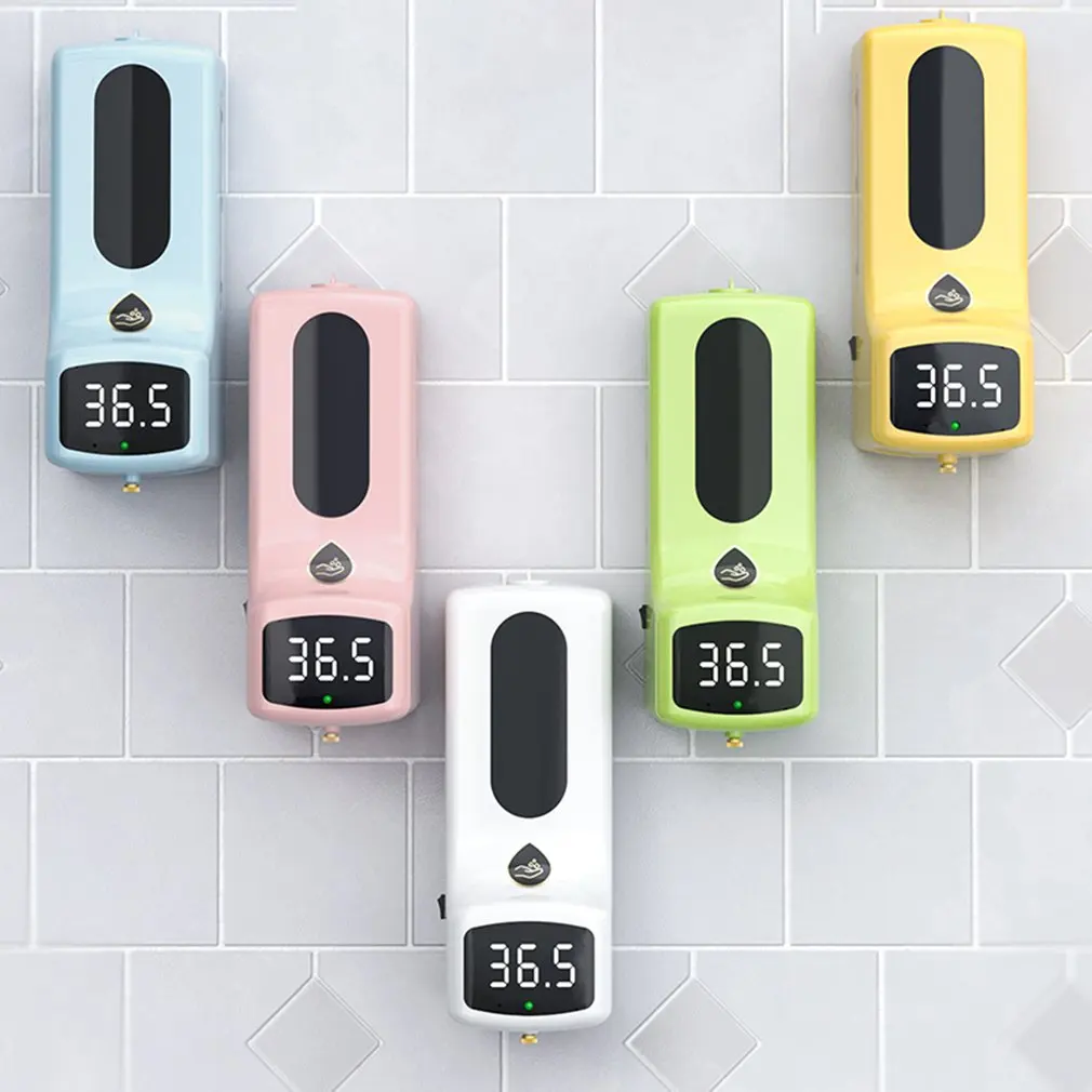 Wall Mounted Thermometer With Hand Soap Dispenser K9 PRO Automatic Temperature Measurement and Disinfection Machine With Alarm
Wall Mounted Thermometer With Hand Soap Dispenser K9 PRO Automatic Temperature Measurement and Disinfection Machine With Alarm