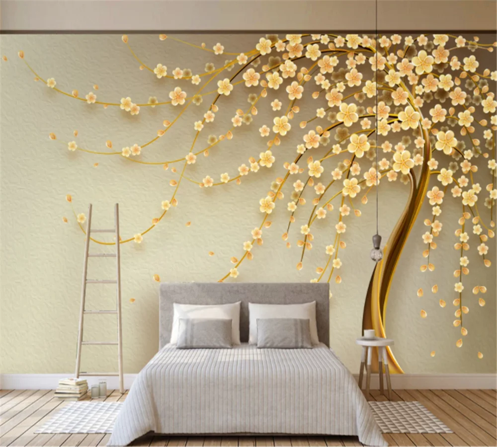 beibehang Custom mural new simple 3d three-dimensional luxury golden embossed rich tree fashion TV background wall
beibehang Custom mural new simple 3d three-dimensional luxury golden embossed rich tree fashion TV background wall