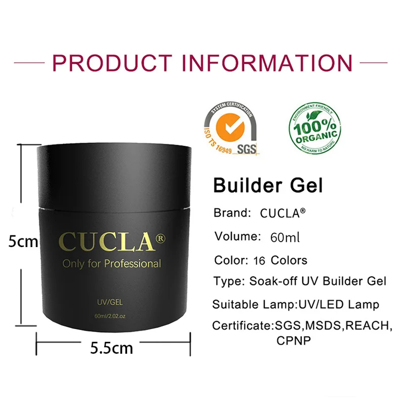 60ml Nail Extension Gel French Acrylic Nails Soak Off LED Camouflage Color Hard Jelly Fast Dry Nail Building Extend Gum Builder