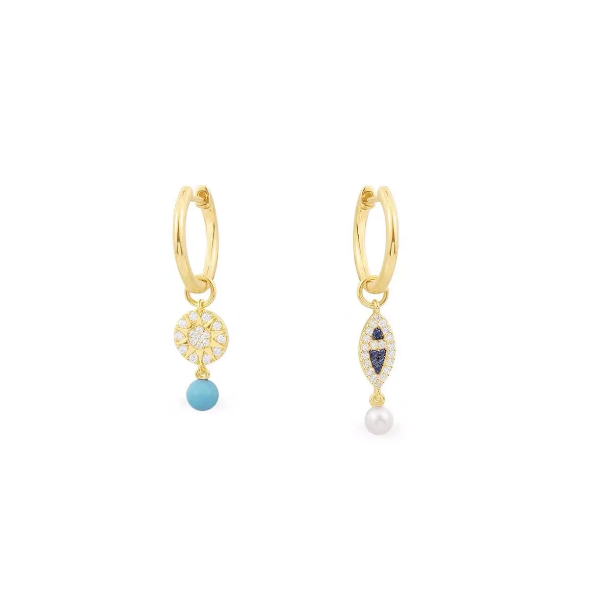 【MeibaPJ】 Fashion Luxury Brand S925 Sterling Silver Ocean Paradise Asymmetric Earrings Micro Cubic Zirconia Stones Fine Jewelry
【MeibaPJ】 Fashion Luxury Brand S925 Sterling Silver Ocean Paradise Asymmetric Earrings Micro Cubic Zirconia Stones Fine Jewelry