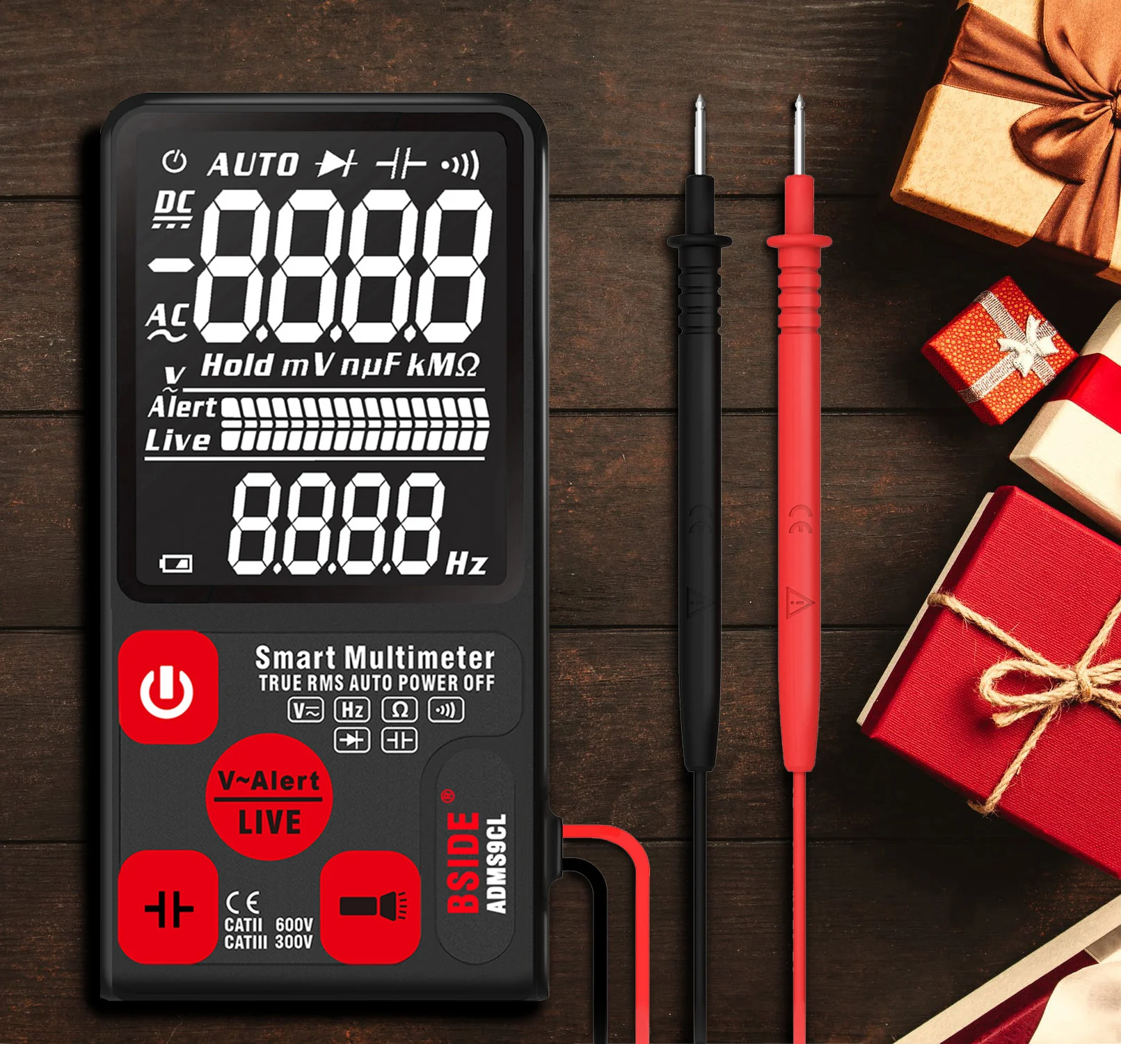65ADMS9CL EBTN Digital Multimeter 3.5" LCD 3-Line Display 9999 Counts Auto Range Voltage Capacitance Diode Resistance New
65ADMS9CL EBTN Digital Multimeter 3.5" LCD 3-Line Display 9999 Counts Auto Range Voltage Capacitance Diode Resistance New