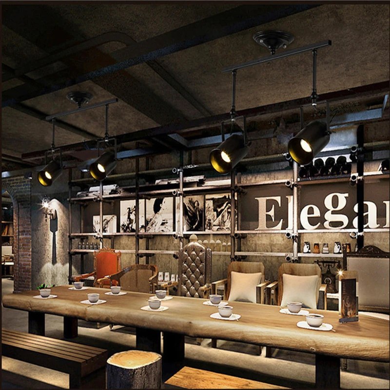 Modern Pendant Lights American Industrial Style Black Track Spotlights Store Bar Aisle Long Pole Rotatable Hanging Lamps
Modern Pendant Lights American Industrial Style Black Track Spotlights Store Bar Aisle Long Pole Rotatable Hanging Lamps