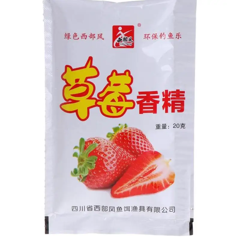 20g/Bag Strawberry Flavor Additive for Carp Fishing Groundbait Flavours Fishing Bait Making Scent Carp Fishing Feeder Baits Tool
20g/Bag Strawberry Flavor Additive for Carp Fishing Groundbait Flavours Fishing Bait Making Scent Carp Fishing Feeder Baits Tool
