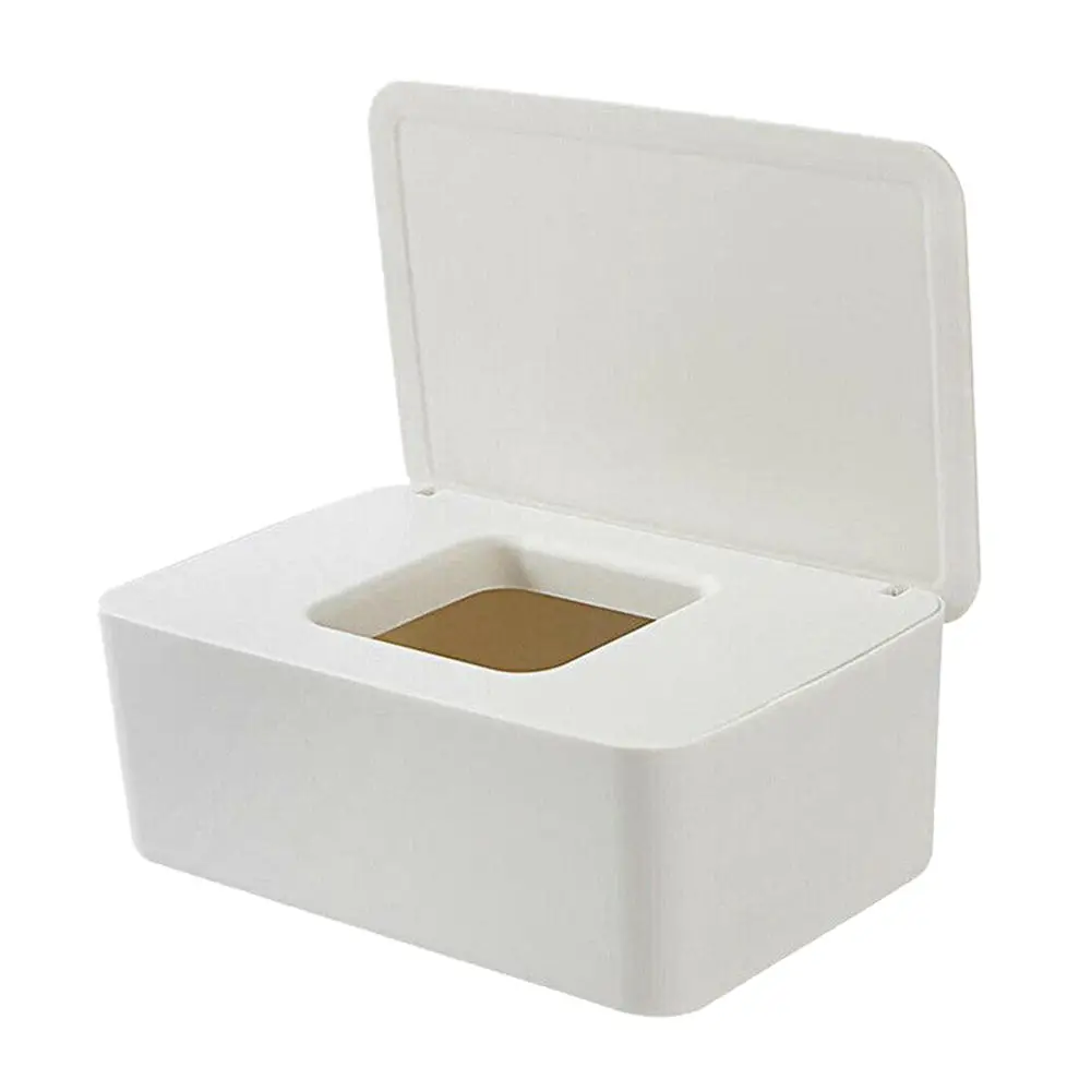 Desktop Creativity Wet Tissue Box Seal Baby Wipes Paper Storage Box Household Plastic Dust-proof with Lid Tissue Box 
Desktop Creativity Wet Tissue Box Seal Baby Wipes Paper Storage Box Household Plastic Dust-proof with Lid Tissue Box
