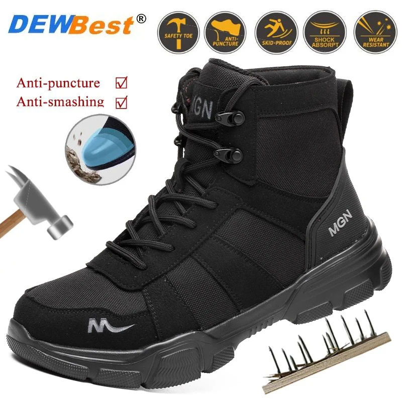 2022 New High Top Work Shoes Anti Smash Anti Puncture Work Safety Boots Men Work Boots Indestructible Protective Safety Shoes
2022 New High Top Work Shoes Anti Smash Anti Puncture Work Safety Boots Men Work Boots Indestructible Protective Safety Shoes