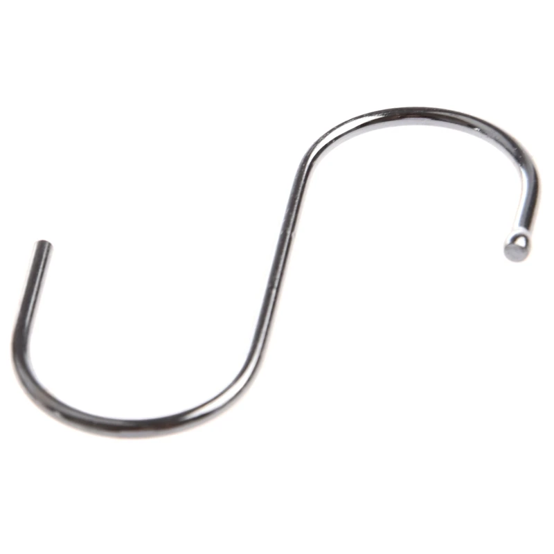90*40mm Stainless Steel S Hooks Kitchen Meat Hanger
90*40mm Stainless Steel S Hooks Kitchen Meat Hanger