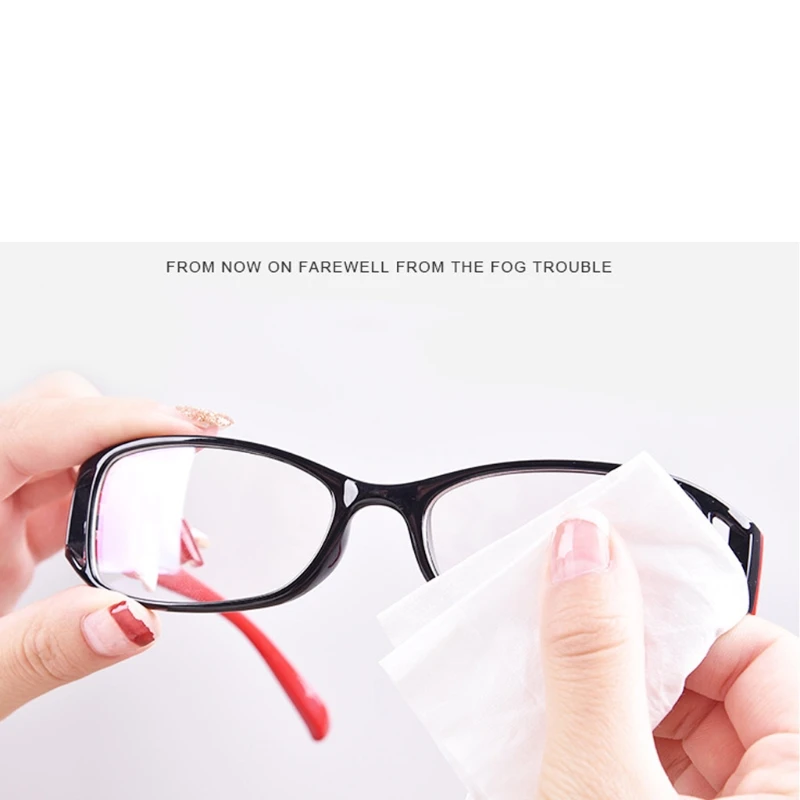 50Pcs/set Anti-Fog Wipes for Glasses Pre-moistened Antifog Lens Wipe Individually Wrapped Disposable Defogger Eyeglass Wipes
50Pcs/set Anti-Fog Wipes for Glasses Pre-moistened Antifog Lens Wipe Individually Wrapped Disposable Defogger Eyeglass Wipes