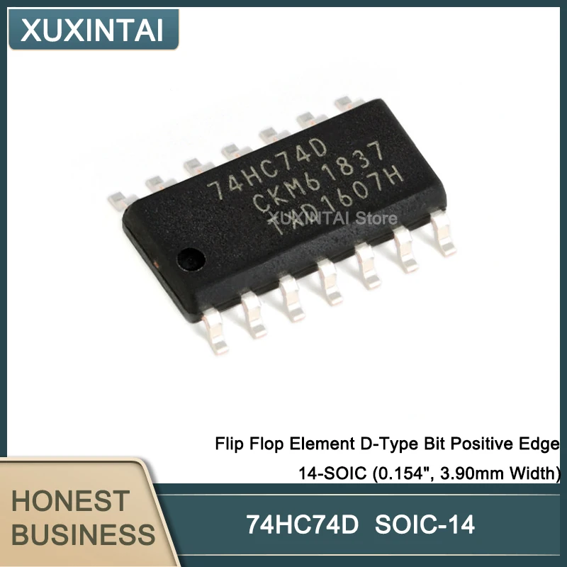 Шт./лот 74HC74D 74HC74, шлепанцы D-типа с положительным краем 14-SOIC (100 дюйма, ширина 0,154 мм)
Шт./лот 74HC74D 74HC74, шлепанцы D-типа с положительным краем 14-SOIC (100 дюйма, ширина 0,154 мм)