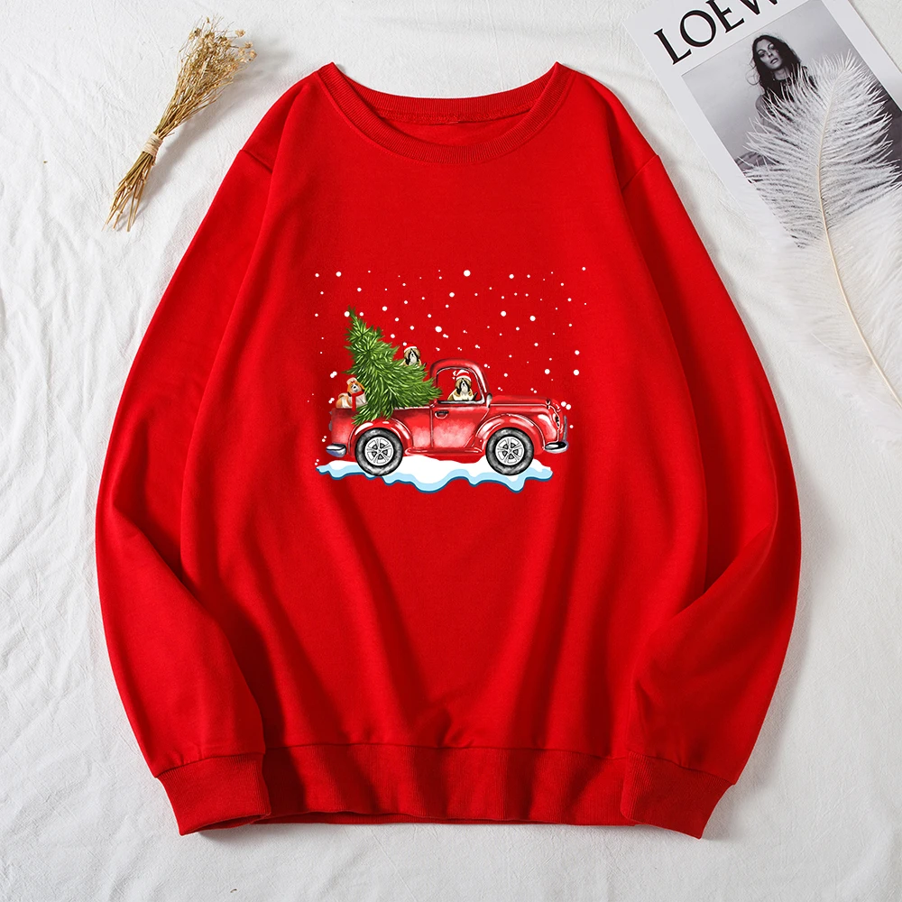 Autumn Winter Women Casual Christmas Tree Print Sweatshirts Lady New Streetwear Hoodies Female Red Hoodie Tops Outerwear
Autumn Winter Women Casual Christmas Tree Print Sweatshirts Lady New Streetwear Hoodies Female Red Hoodie Tops Outerwear
