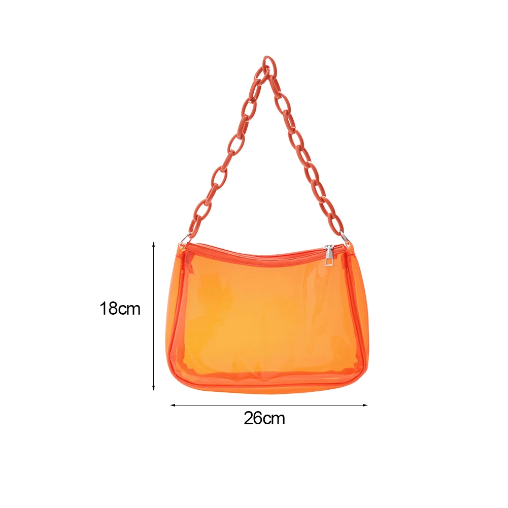 Fashion Women Transparent Acrylic Chian Shoulder Underarm Bag Casual Ladies Small Purses and Handbags Luxury Designer 
Fashion Women Transparent Acrylic Chian Shoulder Underarm Bag Casual Ladies Small Purses and Handbags Luxury Designer