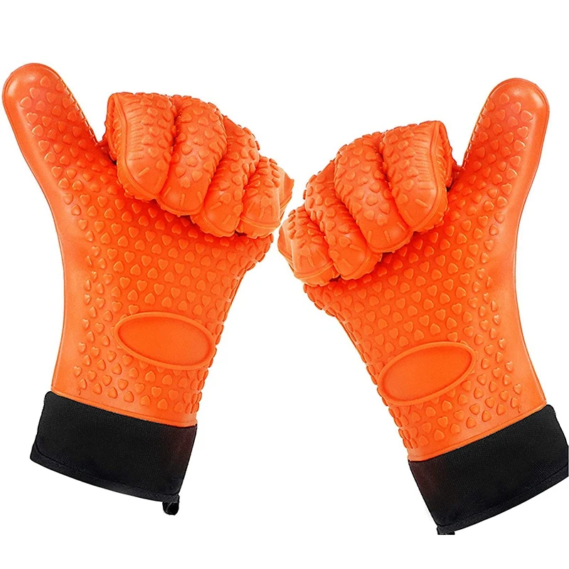 BBQ Gloves Grilling Glove - Waterproof Silicone Grill Gloves Heat Resistant Oven Mitts - Oil-Proof Potholders 1 Pair
BBQ Gloves Grilling Glove - Waterproof Silicone Grill Gloves Heat Resistant Oven Mitts - Oil-Proof Potholders 1 Pair