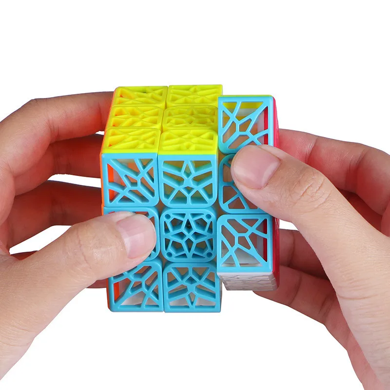 Полый самолет Qiyi DNA 3x3x3 волшебный куб вогнутый 3*3 Волшебная наклейка скоростной