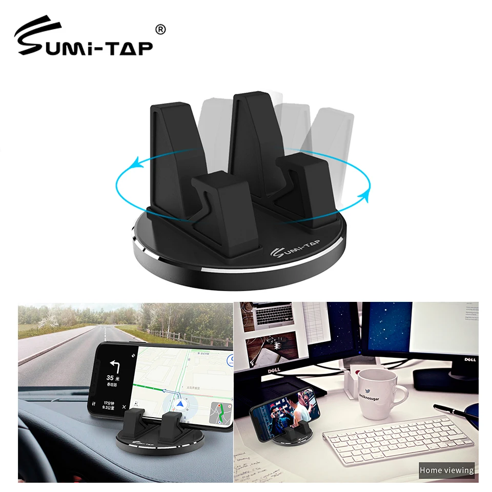 Sumi tap Автомобильный держатель для телефона приборная панель силиконовый зажим GPS