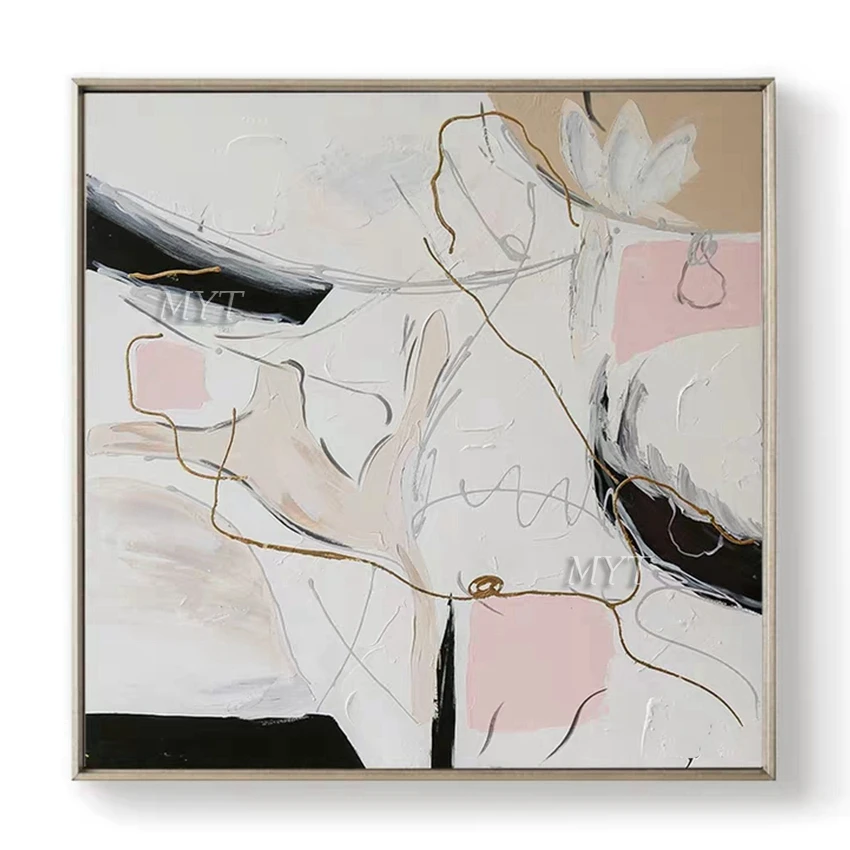 Creative Line Abstract Oil Painting Hand-painted Wall Art Home Decor Picture Modern Hand Painted Oil Painting On Canvas Unframe
Creative Line Abstract Oil Painting Hand-painted Wall Art Home Decor Picture Modern Hand Painted Oil Painting On Canvas Unframe