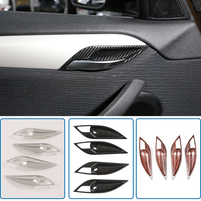 Carbon Fiber ABS Chrome Car Interior Door Bowl Cover Trim For BMW X1 E84 2011-2015 Car Accessories 
Carbon Fiber ABS Chrome Car Interior Door Bowl Cover Trim For BMW X1 E84 2011-2015 Car Accessories