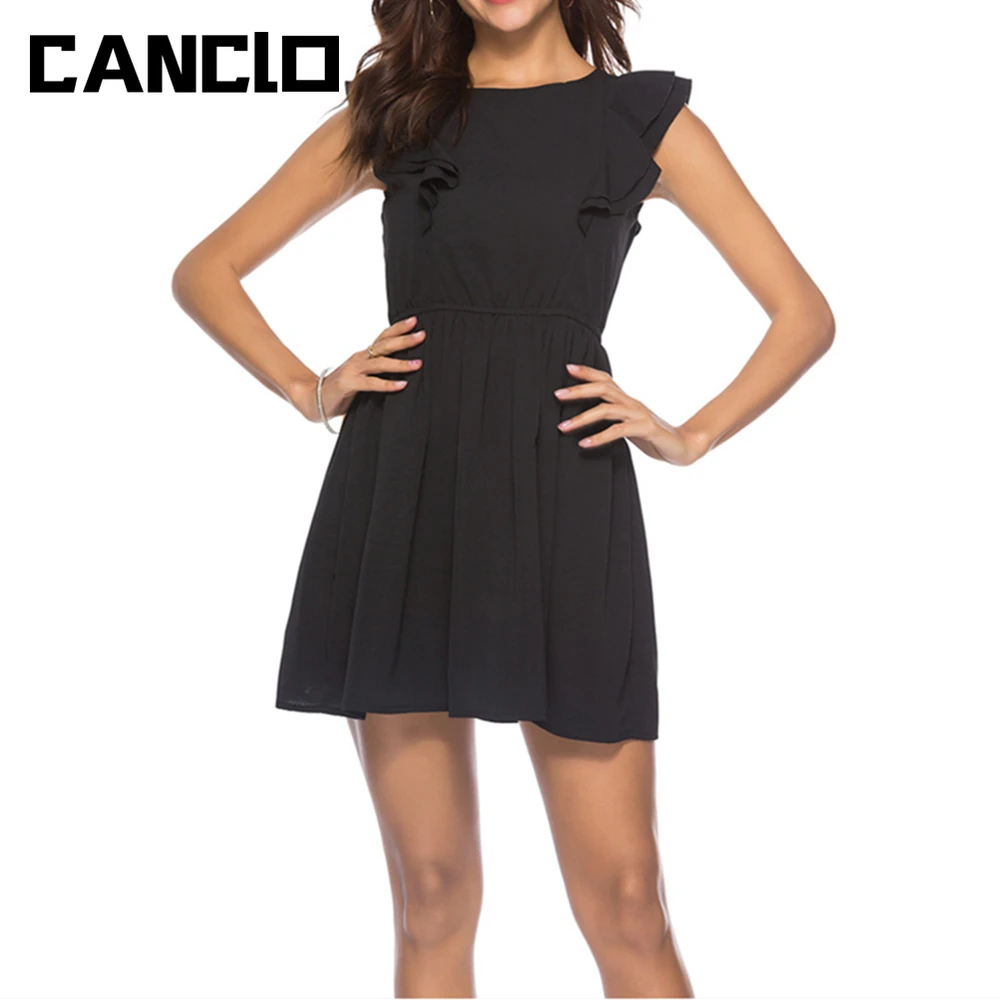 2021 Summer Elegant Solid A-Line Ruffle Sleeveless Mini Boho Dress French Dresses For Women Party Short Prom Fashion Clothes
2021 Summer Elegant Solid A-Line Ruffle Sleeveless Mini Boho Dress French Dresses For Women Party Short Prom Fashion Clothes