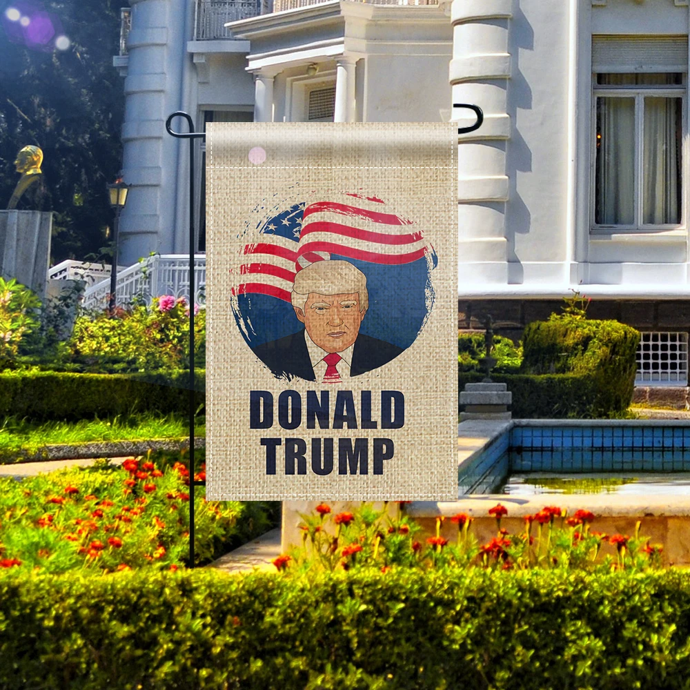 Decor Donald Trump Garden Flag, 12 x 18 Inch, Vertical Double Sided (Premium Fabric) Patriotic Blue and red Outdoor Decoration
Decor Donald Trump Garden Flag, 12 x 18 Inch, Vertical Double Sided (Premium Fabric) Patriotic Blue and red Outdoor Decoration