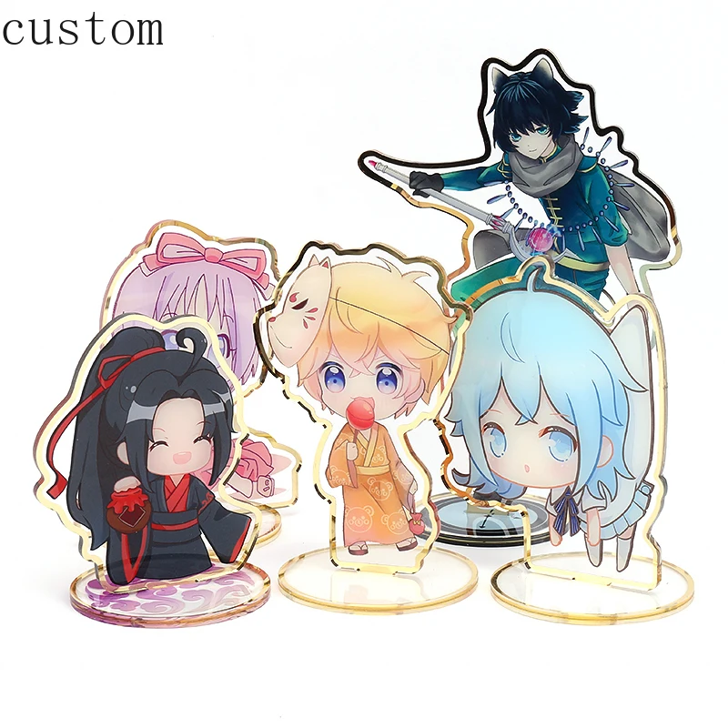 6cm Japan Character Acrylic Stand Gold Edge Standee Anime Acrylic Standee Llaveros Customized Products
6cm Japan Character Acrylic Stand Gold Edge Standee Anime Acrylic Standee Llaveros Customized Products