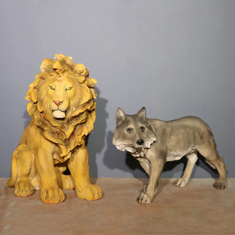 Modern Art Lucky Leopard FigurineCreative Lion Wolf Animal Sculpture Resin Crafts European Living Room Decoration Gift R3562
Modern Art Lucky Leopard FigurineCreative Lion Wolf Animal Sculpture Resin Crafts European Living Room Decoration Gift R3562