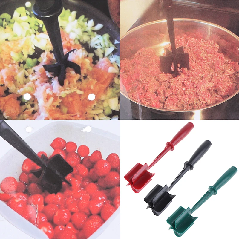 Многофункциональная термостойкая мясорубка, нейлоновый измельчитель для гамбургеров, измельчитель для мяса, кухонная утварь с антипригар...
Многофункциональная термостойкая мясорубка, нейлоновый измельчитель для гамбургеров, измельчитель для мяса, кухонная утварь с антипригар...