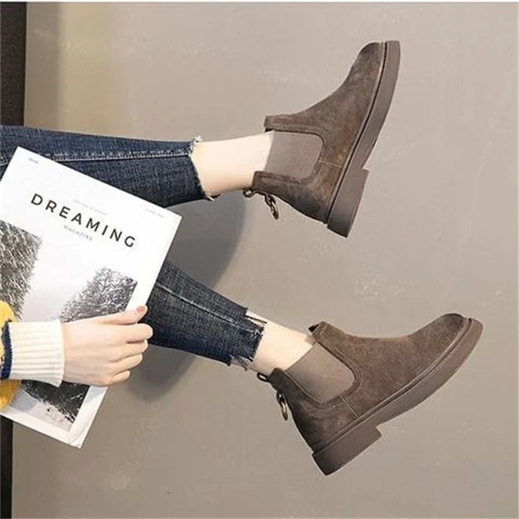 Chelsea Boots Chunky Boots Women Winter Shoes Cow Suede Ankle Boots Black Female Autumn Fashion Platform Booties
Chelsea Boots Chunky Boots Women Winter Shoes Cow Suede Ankle Boots Black Female Autumn Fashion Platform Booties