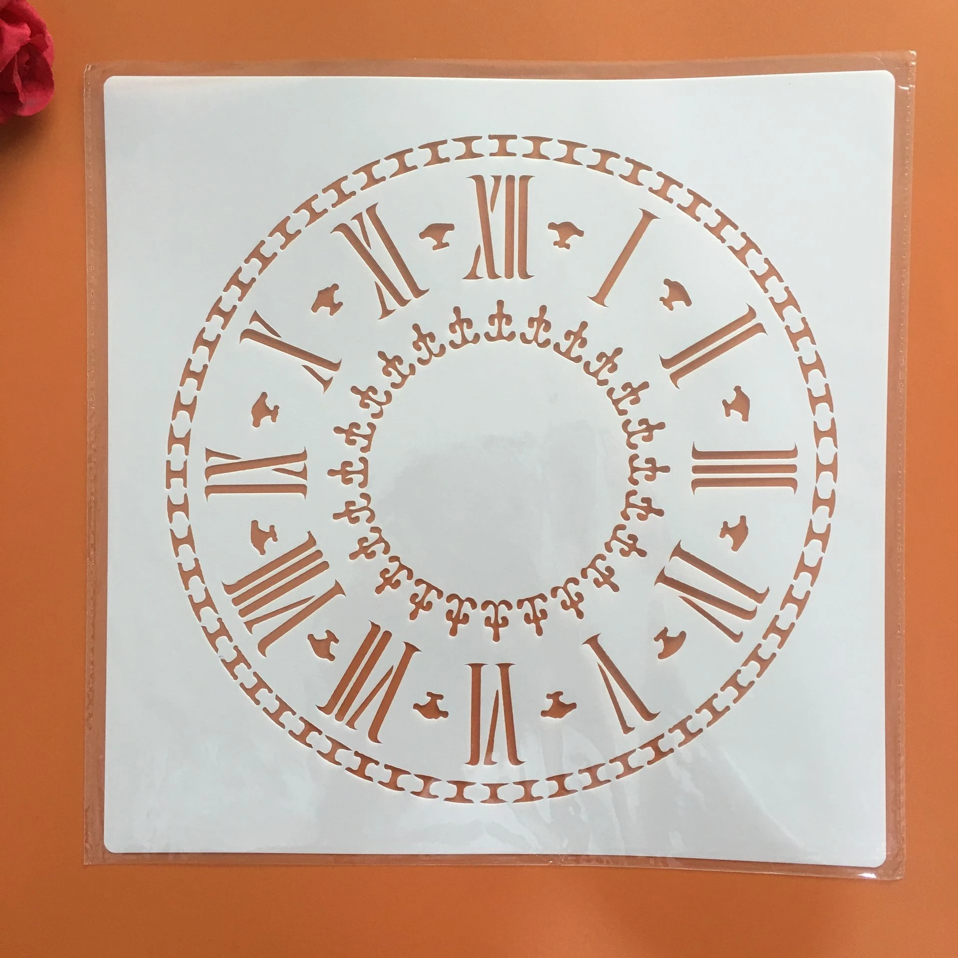 30 * 30cm size diy craft mandala clock mold for painting stencils stamped photo album embossed paper card on wood, fabric, wall
30 * 30cm size diy craft mandala clock mold for painting stencils stamped photo album embossed paper card on wood, fabric, wall