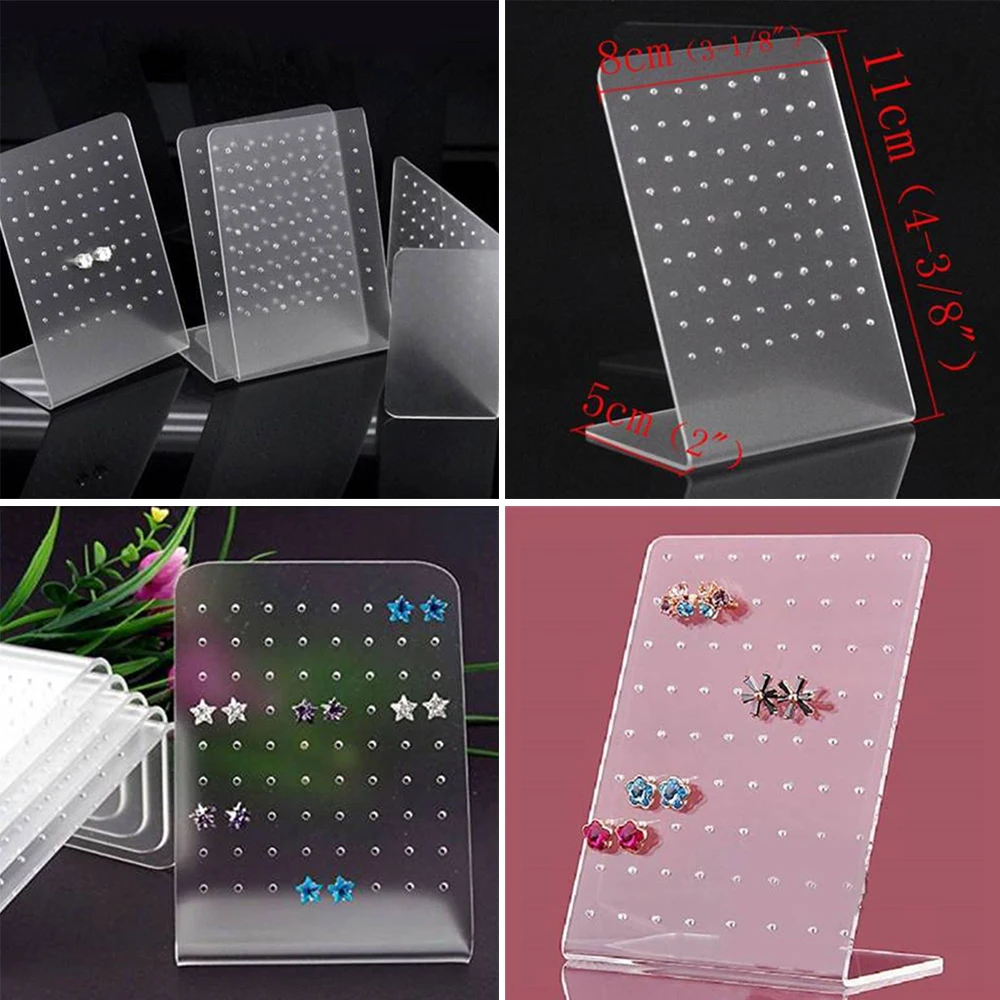 72 Hole Earring Ear Studs Display Stand Jewelry Display Holder Rack Stand Showcase Organizer Shelf Mould Jewelry Accessories
72 Hole Earring Ear Studs Display Stand Jewelry Display Holder Rack Stand Showcase Organizer Shelf Mould Jewelry Accessories