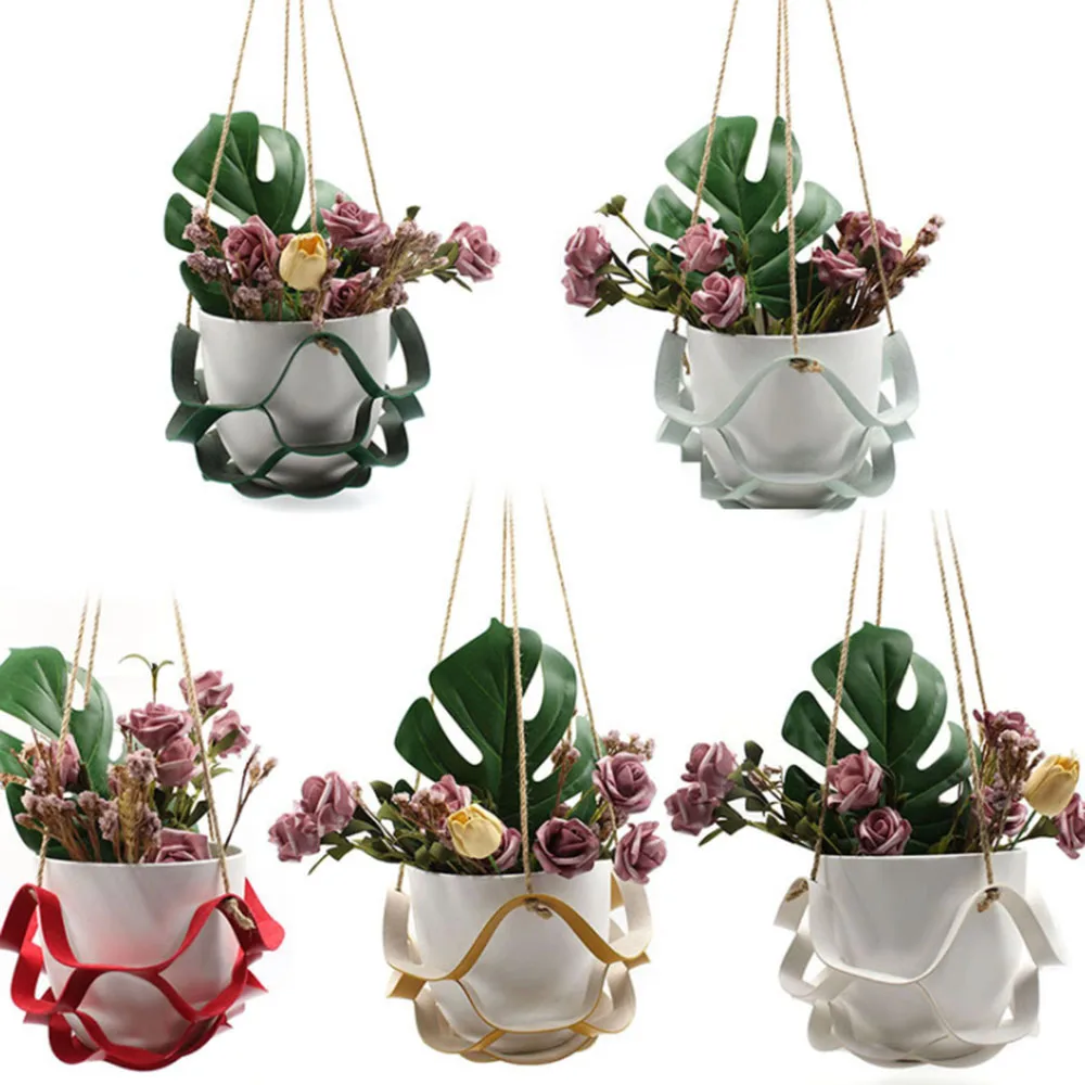 1 Pcs Leather Hanger Basket Indoor and Outdoor Hanging Plant Stand Suitable for Home Decoration
1 Pcs Leather Hanger Basket Indoor and Outdoor Hanging Plant Stand Suitable for Home Decoration
