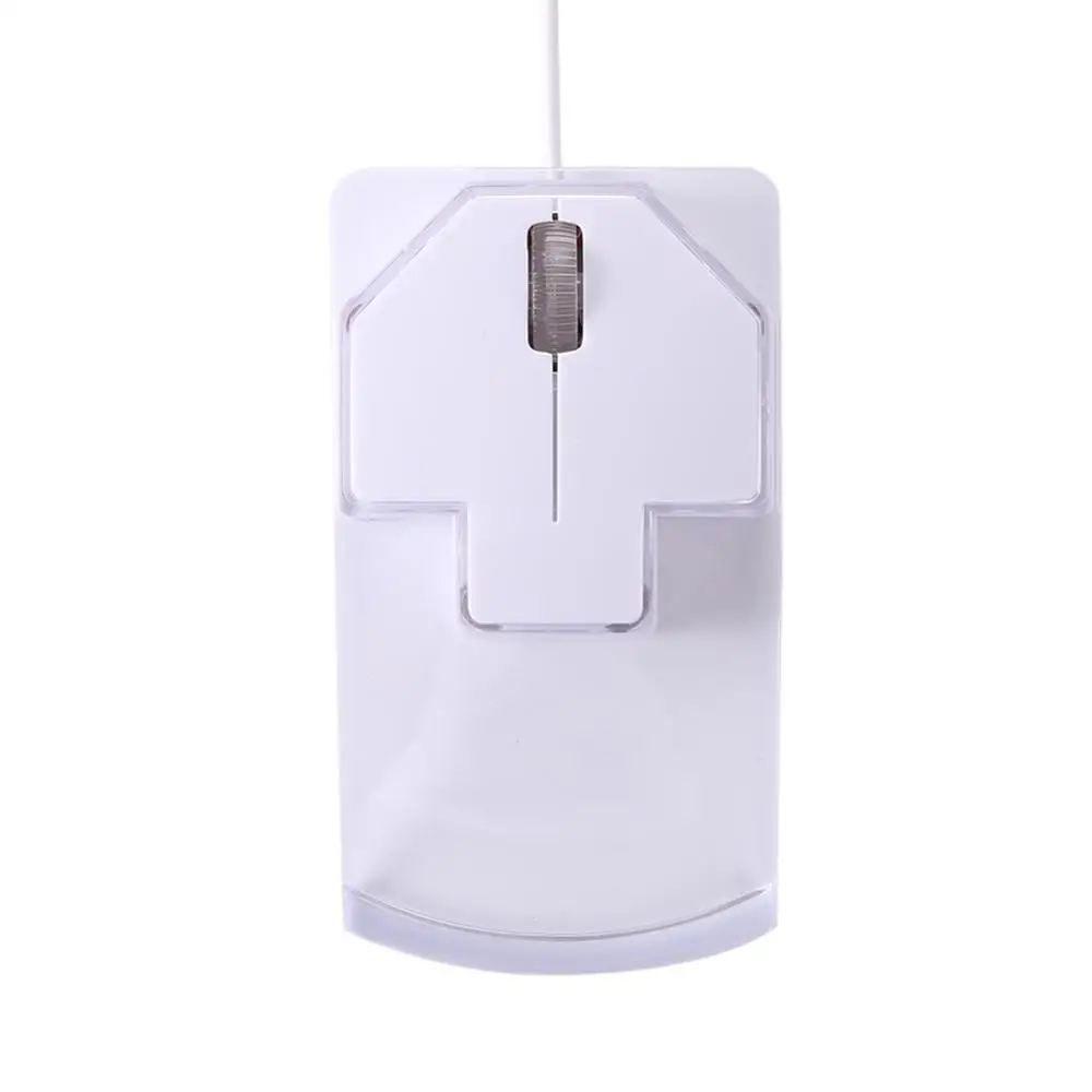 USB мышь Проводная оптическая прозрачная со светодиодной подсветильник кой|mouse
