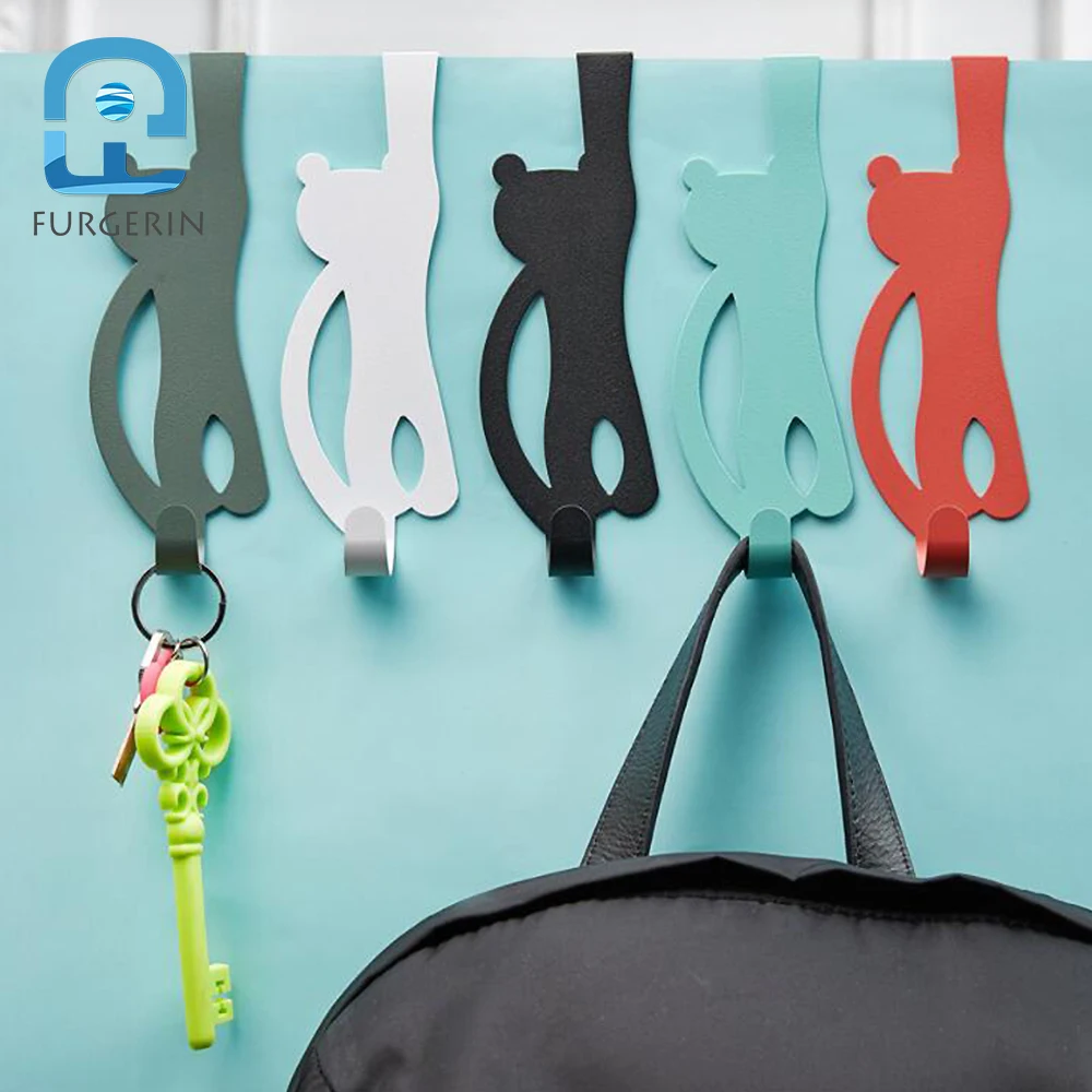 Cat Door Hook Key Hanger Wall Hooks Metal Home Bathroom Accessories
Cat Door Hook Key Hanger Wall Hooks Metal Home Bathroom Accessories