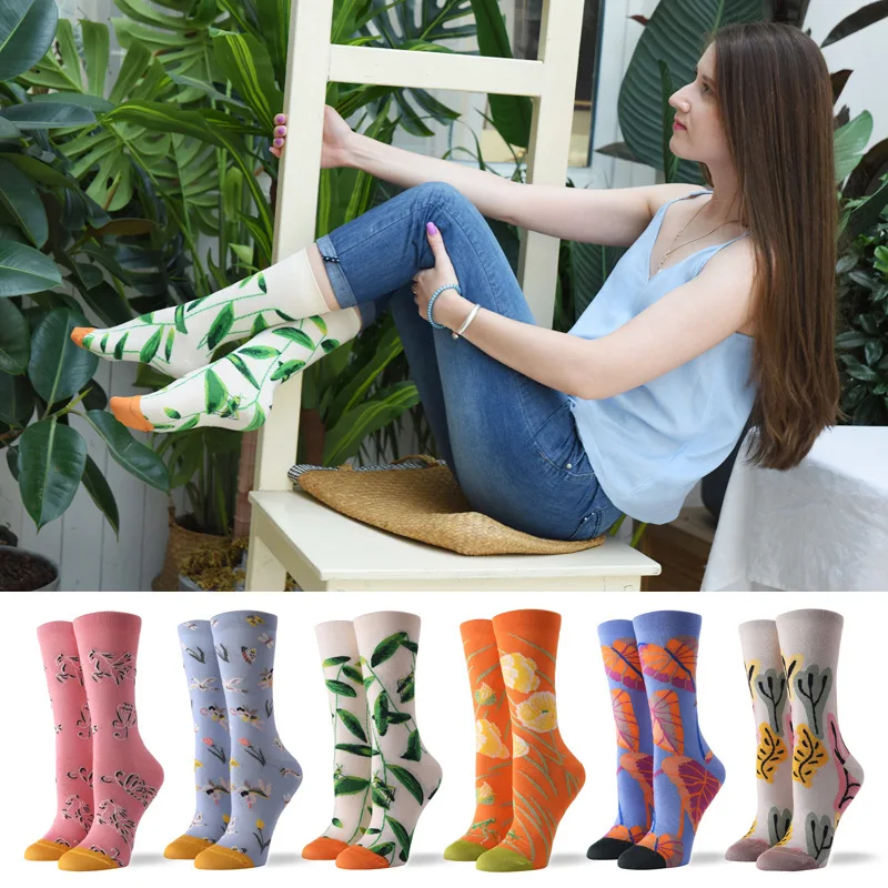 Socks female plant breathable cotton tube female socks wild European and American trendy socks autumn and winter socks female
Socks female plant breathable cotton tube female socks wild European and American trendy socks autumn and winter socks female