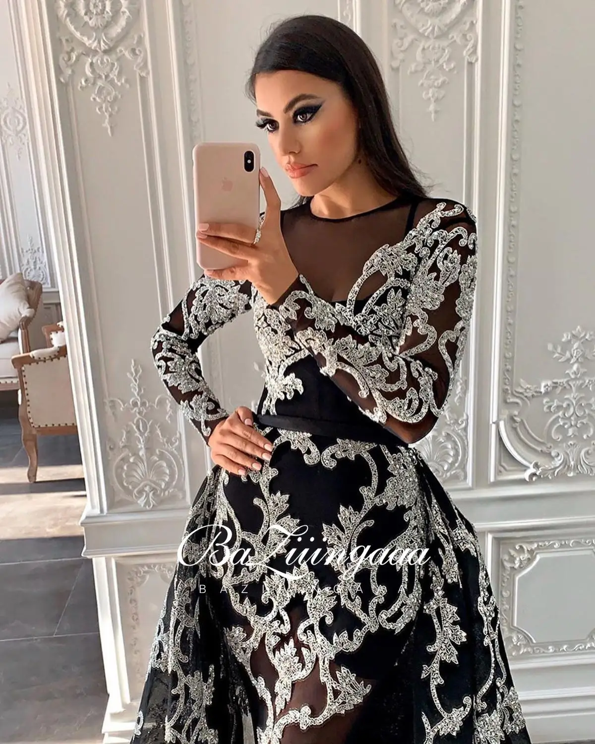 BAZIIINGAAA Luxury Evening Dresses Long Woman Gown 2021 Sequins Robe De Soir Parties Plus Size Bride Dress Prom Party Gowns
BAZIIINGAAA Luxury Evening Dresses Long Woman Gown 2021 Sequins Robe De Soir Parties Plus Size Bride Dress Prom Party Gowns