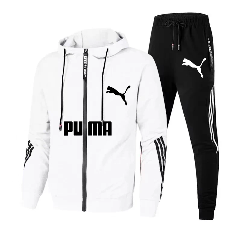 Men Sportswear 2021 Spring New Casual Sweatshirt Sets With Zipper + Pants Two Pieces Polyester Tracksuit Hip Hop Streetwear Suit
Men Sportswear 2021 Spring New Casual Sweatshirt Sets With Zipper + Pants Two Pieces Polyester Tracksuit Hip Hop Streetwear Suit