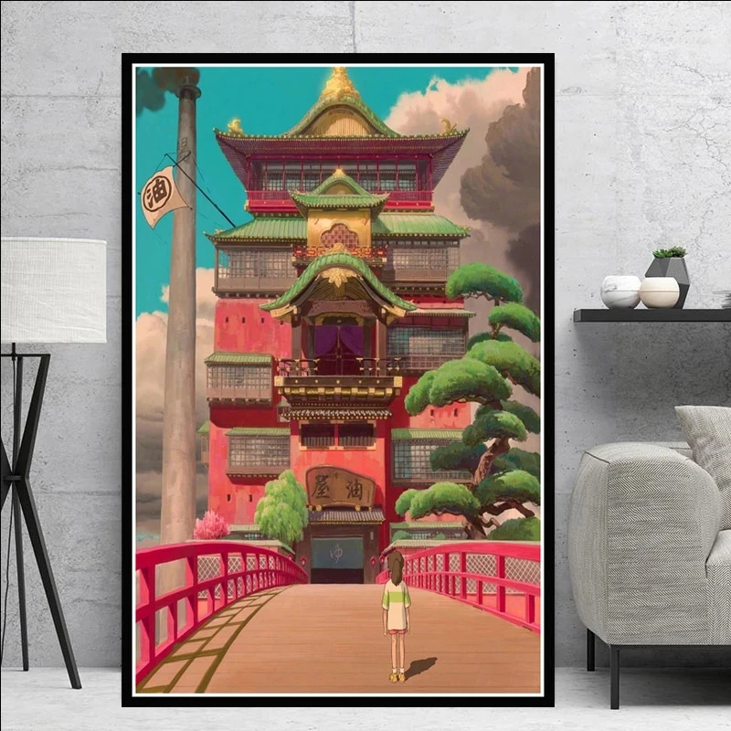 Canvas Painting Spirited Away Chinese Movie Hayao Miyazaki Japan Anime Poster Prints Wall Art Pictures Living Room Home Decor 
Canvas Painting Spirited Away Chinese Movie Hayao Miyazaki Japan Anime Poster Prints Wall Art Pictures Living Room Home Decor