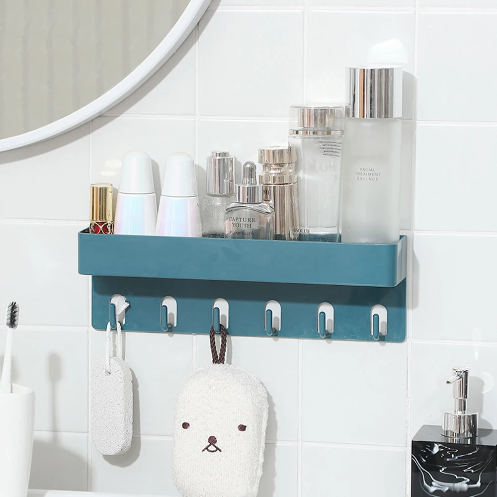 Bathroom Shelf Wall-mounted Hanging Free Punching Storage Racks Toilet Storage Holder Washstand Storage Rack
Bathroom Shelf Wall-mounted Hanging Free Punching Storage Racks Toilet Storage Holder Washstand Storage Rack