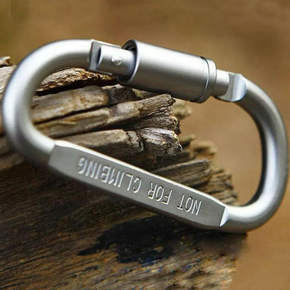 5 Pcs D Shaped Aluminum Alloy Carabiner Hook Locking Hanging Climbing Buckle Equipment Karabiner Screw Lock Clip Camping Ho U8h6
5 Pcs D Shaped Aluminum Alloy Carabiner Hook Locking Hanging Climbing Buckle Equipment Karabiner Screw Lock Clip Camping Ho U8h6