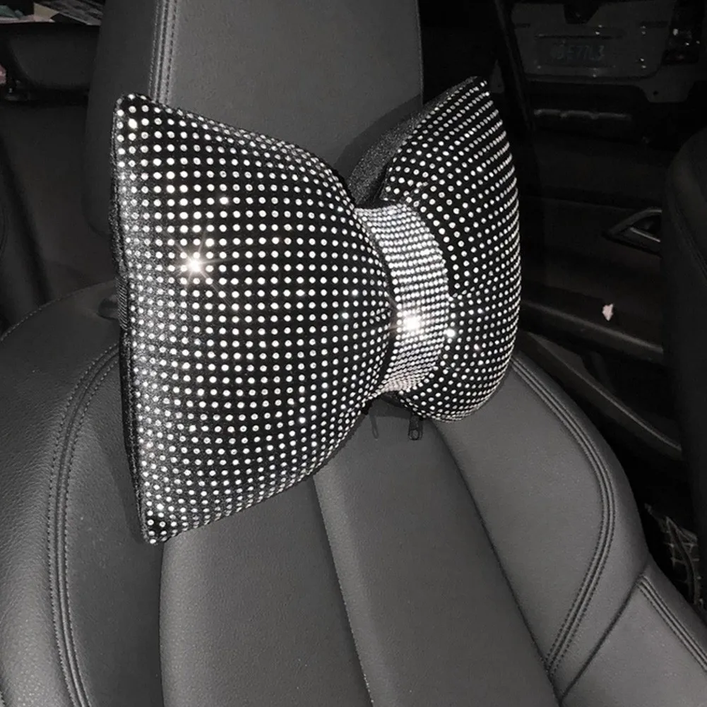 1pc Bling Crystal Diamond Car Seat Head Neck Rest Pillow Cushion HeadRest Pad Diamond Velvet Bling Headrest Neck Pillows
1pc Bling Crystal Diamond Car Seat Head Neck Rest Pillow Cushion HeadRest Pad Diamond Velvet Bling Headrest Neck Pillows
