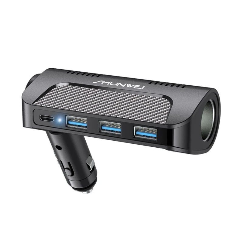 Долговечное автомобильное зарядное устройство PD18W 5.0A, многофункциональное преобразование, 3-портовый USB-адаптер, регулируемая Быстрая Заря...
Долговечное автомобильное зарядное устройство PD18W 5.0A, многофункциональное преобразование, 3-портовый USB-адаптер, регулируемая Быстрая Заря...